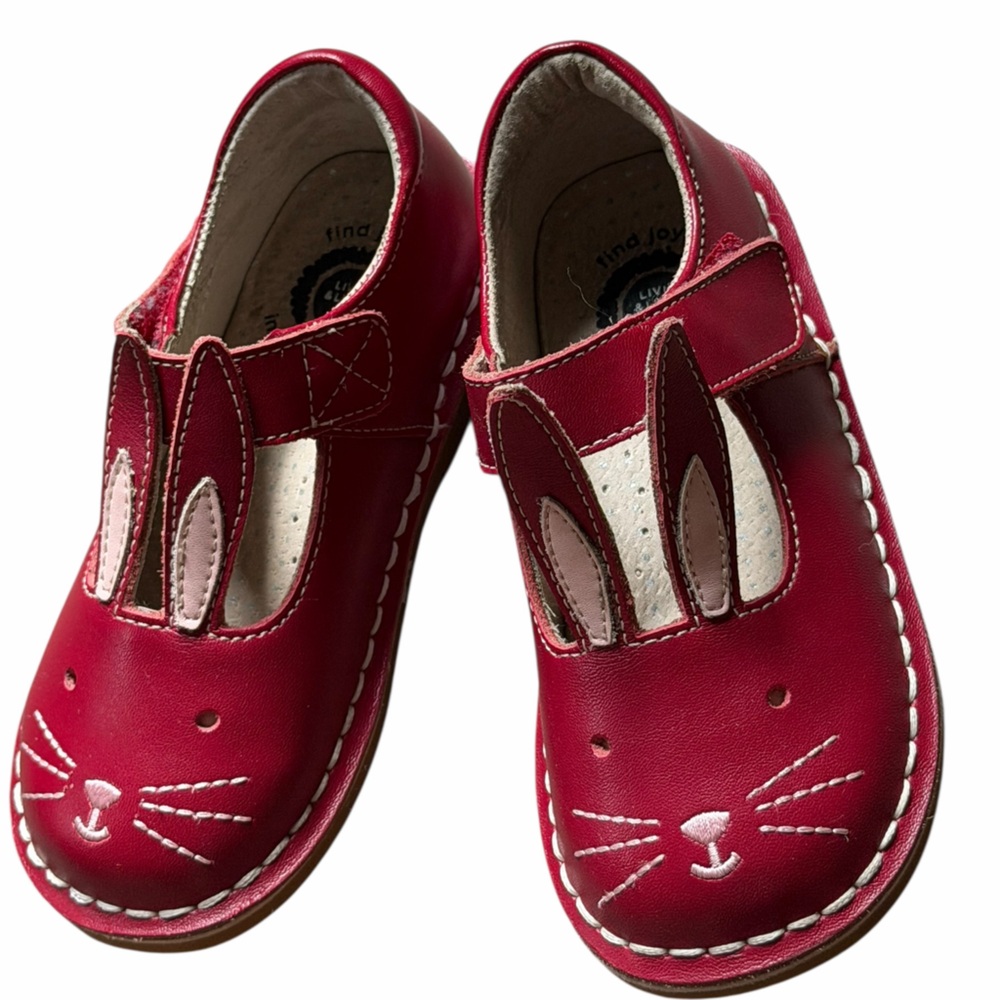 Livie & Luca girls toddler Red Bunny Mary Janes dress shoes size 9 NEW - Picture 6 of 6